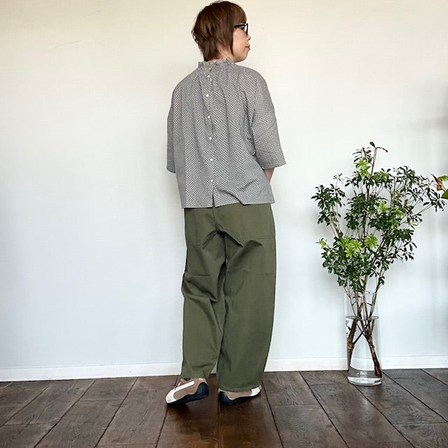 sosotto　ソソット　　ゴムシャーリング２WAY６分袖ブラウス　　42534941