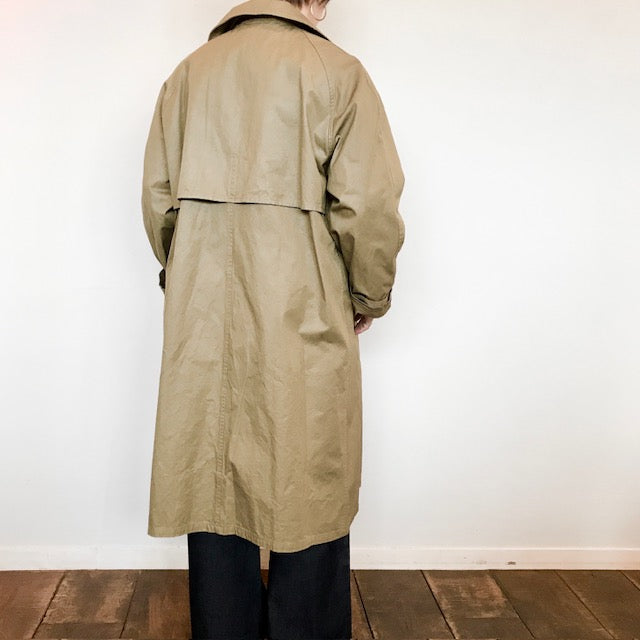 HTS　HEAVY WEIGHT COTTON TWILL OVERDYE BALMACAAN COAT（コート）　NHT2401DT