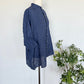 【再入荷】　DanaFaneuilダナファヌル　シャーリングチェック５分袖ブラウス　D6225213