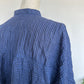 【再入荷】　DanaFaneuilダナファヌル　シャーリングチェック５分袖ブラウス　D6225213