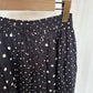 SOIL   80s COTTON VOILE DOT PRINT PATCHWORK GATHERED SKIRT　　NSL26057
