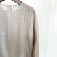 maison de soil    60s ORGANIC CAMBRIC 3/4SLEEVE  NOCOLLAR EMB SHIRT　　NMDS26223