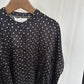 SOILソイル　80s COTTON VOILE DOT PRINT BANDED COLLAR FRENCH/SL SHIRT　　NSL26051　