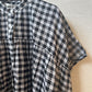 SOIL  　　FANCY GINGHAM CHECK BANDED COLLAR FRENCH/SL SHIRT　　NSL26101