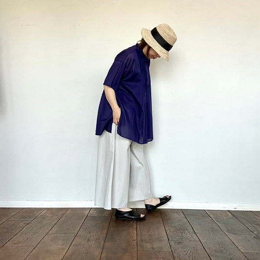 maison de soil  コットンリネンワイドパンツ　GNMDS2062CLW