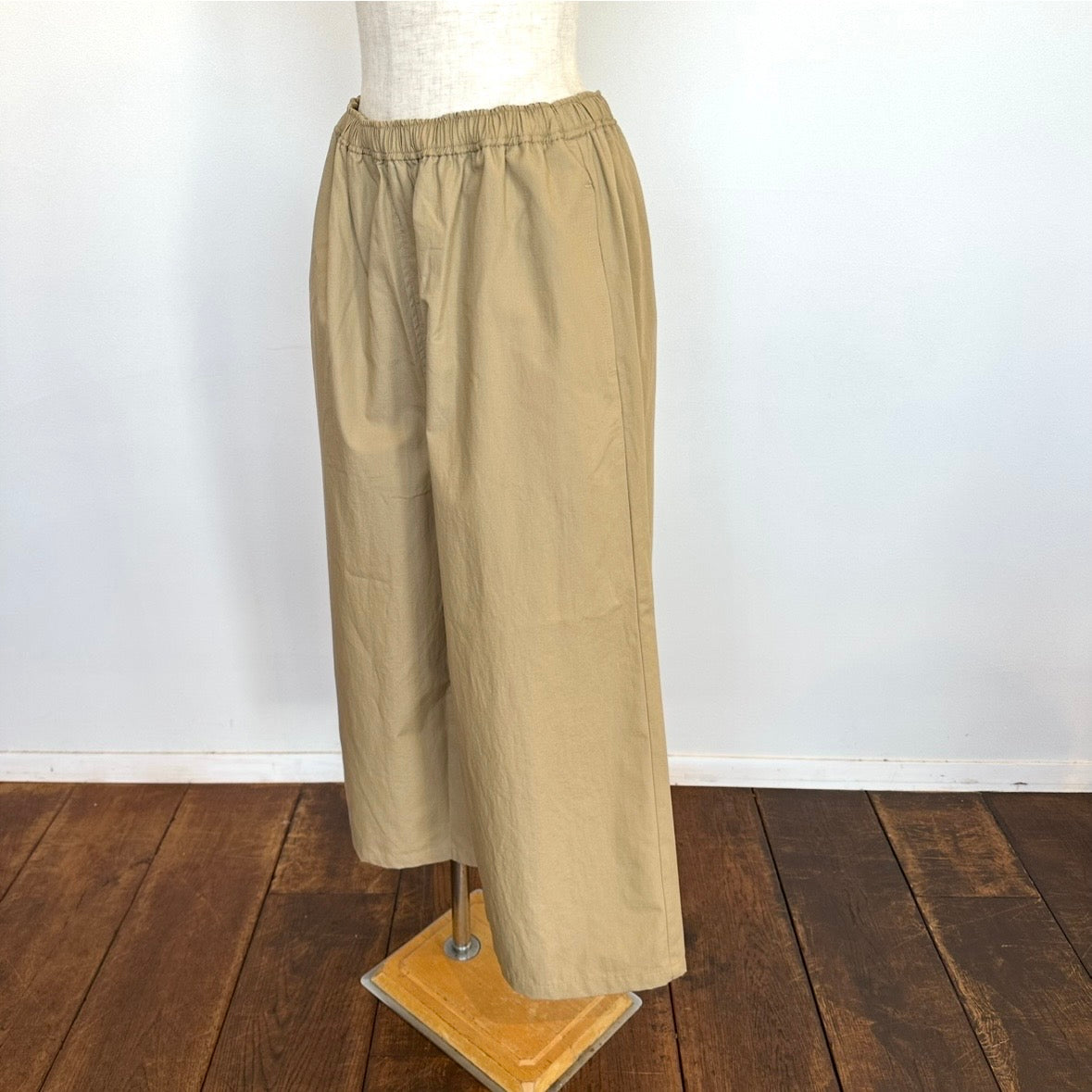 maison de soil  コットンリネンワイドパンツ　GNMDS2062CLW