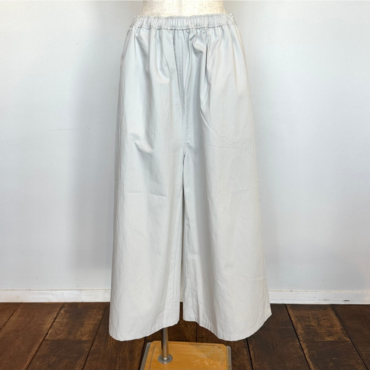 maison de soil  コットンリネンワイドパンツ　GNMDS2062CLW