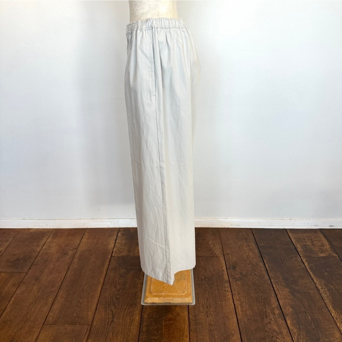 maison de soil  コットンリネンワイドパンツ　GNMDS2062CLW