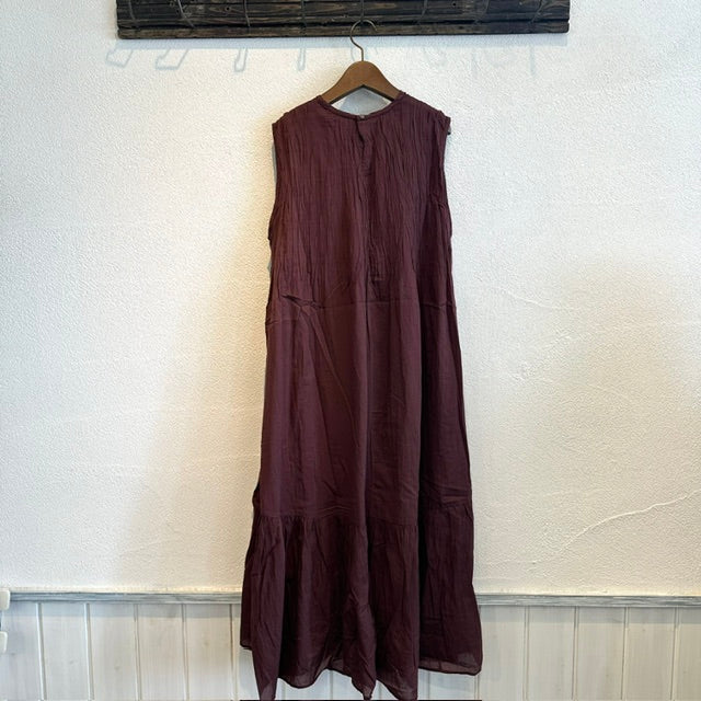 YARRA　INDIAピンタックワンピース　1624-287