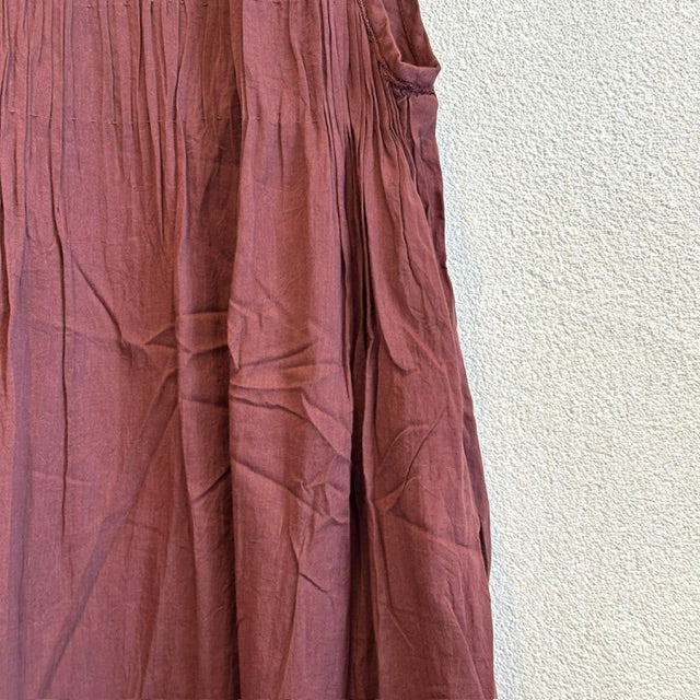 YARRA　INDIAピンタックワンピース　1624-287