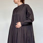 maison de soil   60s ORGANIC CAMBRIC PLAIN BANDED COLLAR DRESS WITH MINI PINTUCK（ワンピース）NMDS25523