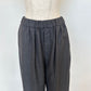 maison de soilメゾンドソイル　WORSTED SERGE 2TUCK TAPERED EASY PANTS (CHARCOAL)　GNMDS2501WS