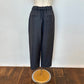 maison de soilメゾンドソイル　WORSTED SERGE 2TUCK TAPERED EASY PANTS (CHARCOAL)　GNMDS2501WS