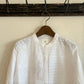 maison de soil　60'S ORGANIC CAMBRIC BANDED COLLAR EMB SHIRT（シャツ）　NMDS20061