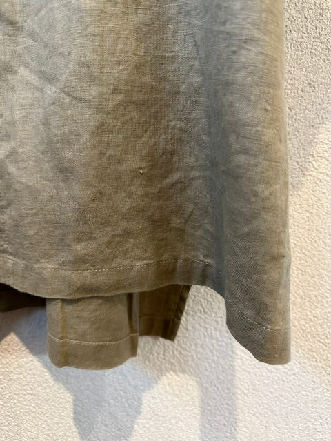 doux bleu　コットンリネン スキッパーシャツ　2623-081