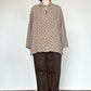 ARMEN  DOUBLE GAUZE FLOWER PRINT  SKIPPER SHIRTS      INAM2562GFD