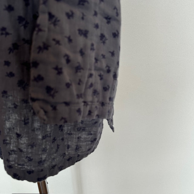 ARMEN  DOUBLE GAUZE FLOWER PRINT  SKIPPER SHIRTS      INAM2562GFD