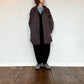 YARRA NEU　フード付きナイロンポンチョ風コート　5547-414