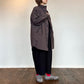 YARRA NEU　フード付きナイロンポンチョ風コート　5547-414