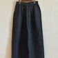 maison de soilメゾンドソイル　 40s FRENCH LINEN DYED CANVAS 2TUCK WIDE EASY PANTS　GNMDS2502FL