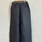 maison de soilメゾンドソイル　 40s FRENCH LINEN DYED CANVAS 2TUCK WIDE EASY PANTS　GNMDS2502FL