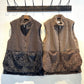WHYTO  eco fur combination vest          WHT25FJK4045
