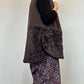 WHYTO  eco fur combination vest          WHT25FJK4045