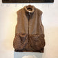 WHYTO  eco fur combination vest          WHT25FJK4045
