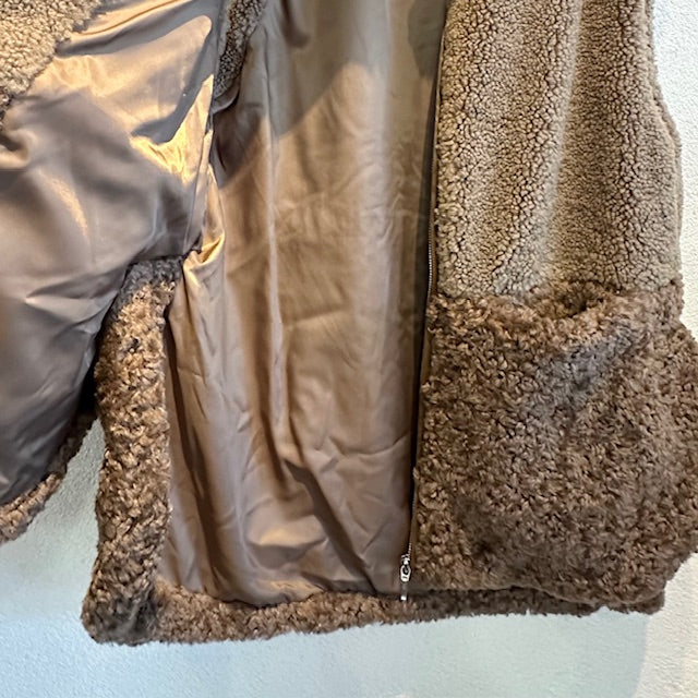 WHYTO  eco fur combination vest          WHT25FJK4045