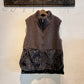 WHYTO  eco fur combination vest          WHT25FJK4045