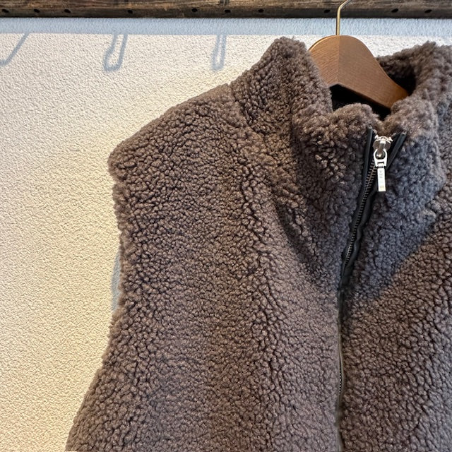 WHYTO  eco fur combination vest          WHT25FJK4045