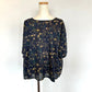 SOIL ソイル　　COTTON FLOWER PRINT GATHERED SMOCK（ブラウス）NSL24072