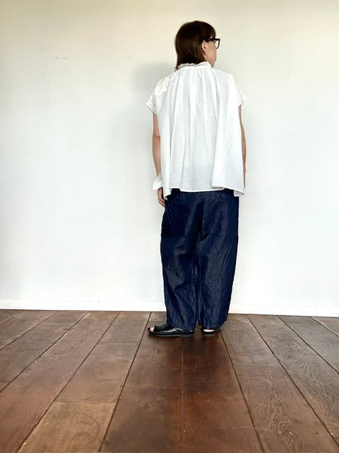 (g)グラム ライトデニムスローパンツ　　　ｇ-014D
