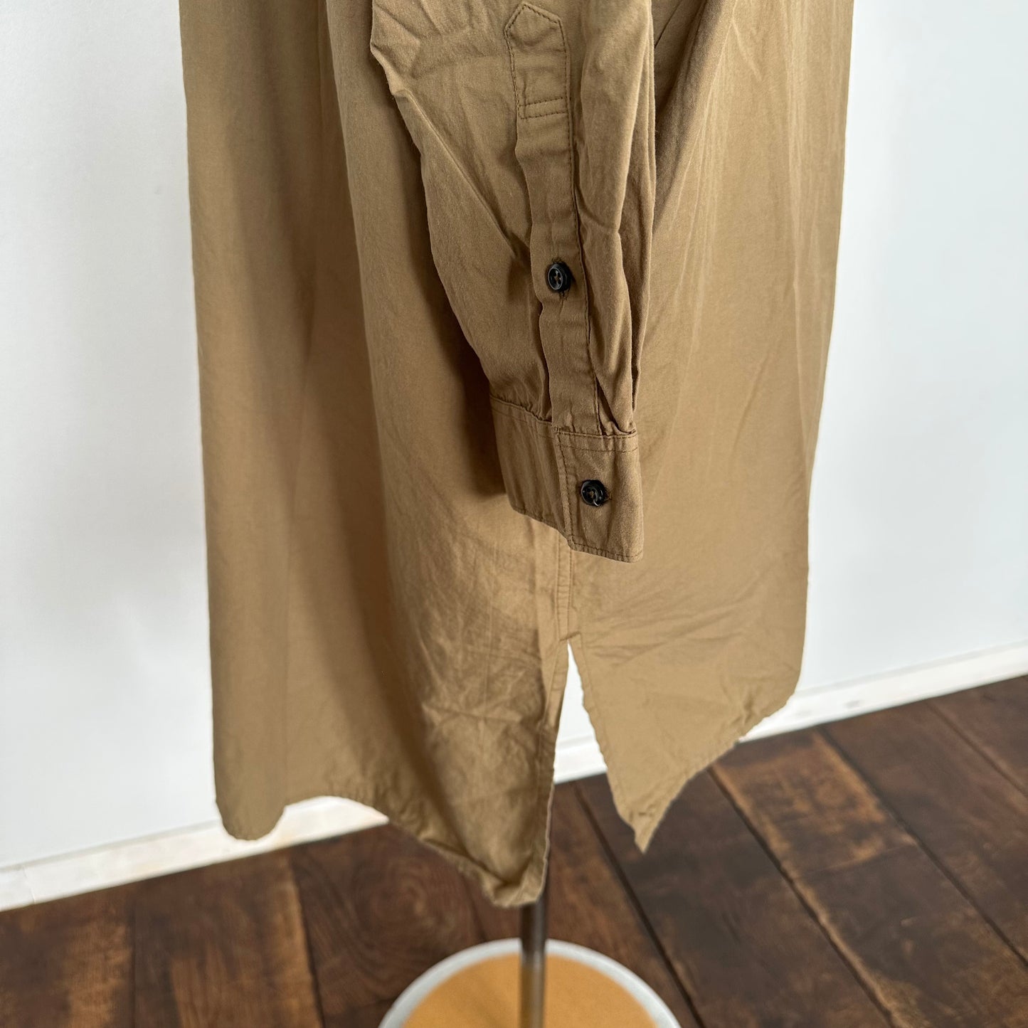 ARMEN　アーメン　40s POPLIN BANDED COLLAR LONG SHIRTS（シャツ）INAM2554PD