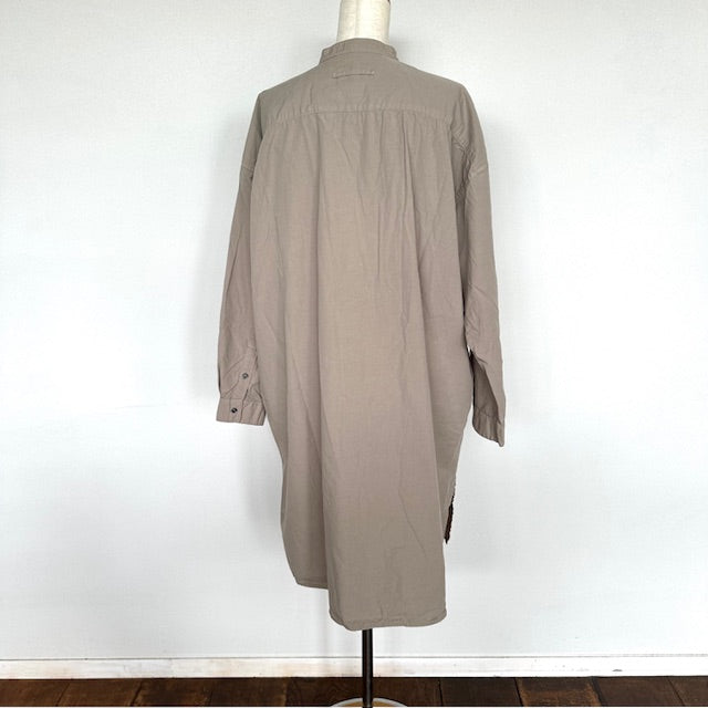 ARMEN　アーメン　40s POPLIN BANDED COLLAR LONG SHIRTS（シャツ）INAM2554PD