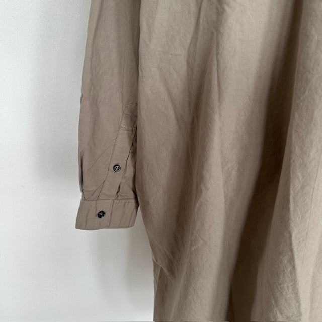 ARMEN　アーメン　40s POPLIN BANDED COLLAR LONG SHIRTS（シャツ）INAM2554PD