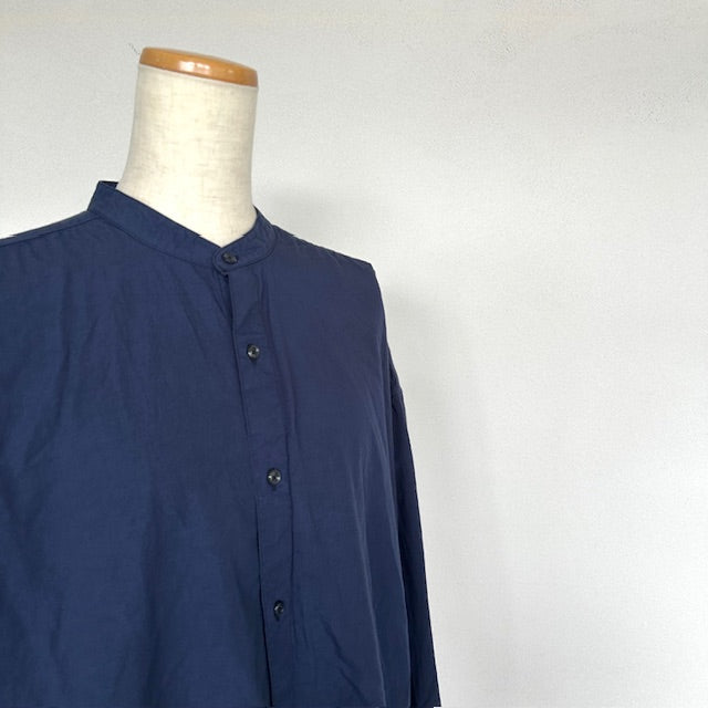 ARMEN　アーメン　40s POPLIN BANDED COLLAR LONG SHIRTS（シャツ）INAM2554PD