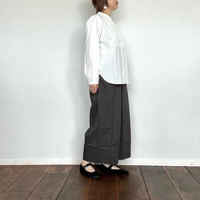 YARRA　INDIAフロントタックヨークブラウス　1543-232