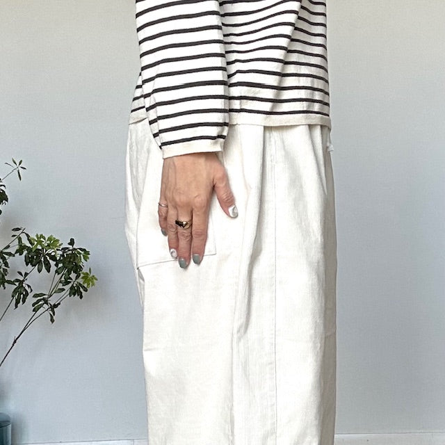 mao made　マオメイド　ボーダーTEEニット　　541115