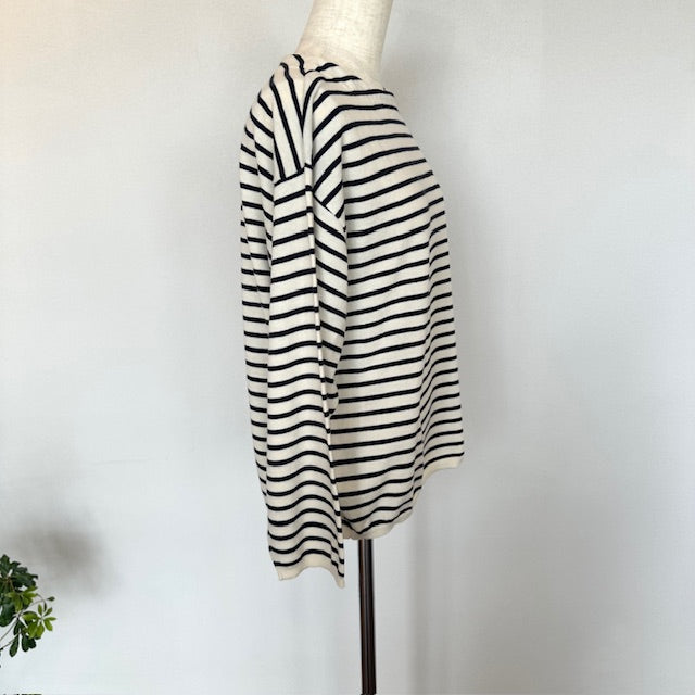 mao made　マオメイド　ボーダーTEEニット　　541115