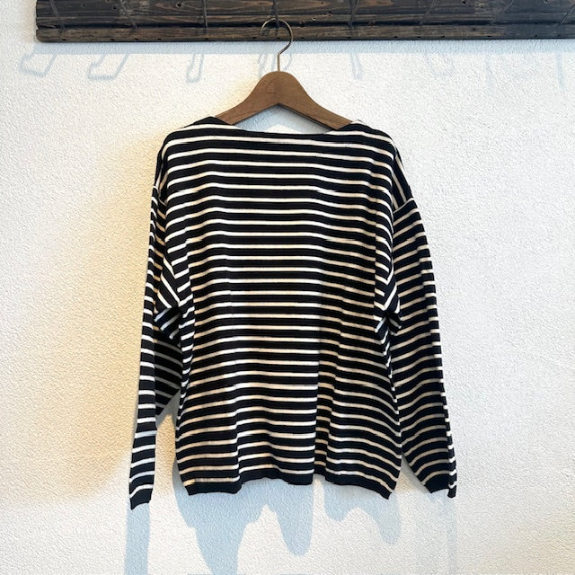 mao made　マオメイド　ボーダーTEEニット　　541115