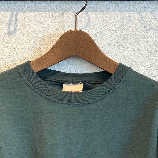 GOODWEAR CREW NECK L/SL WITH CUFF & HEM RIB sizeL（Tシャツ