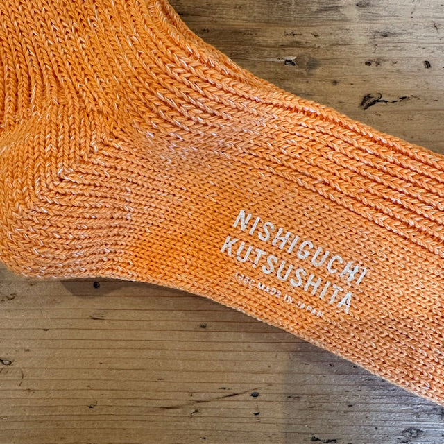 NISHIGUCHI KUTSUSHITA　ヘンプコットンリブソックス　NK0105