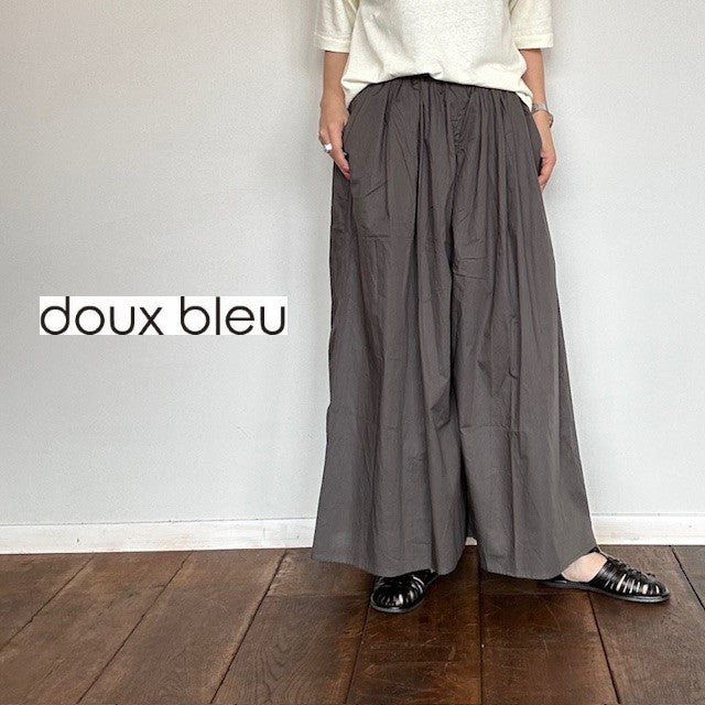 doux bleu　ドゥーブルー　タックギャザーパンツ　2425-057