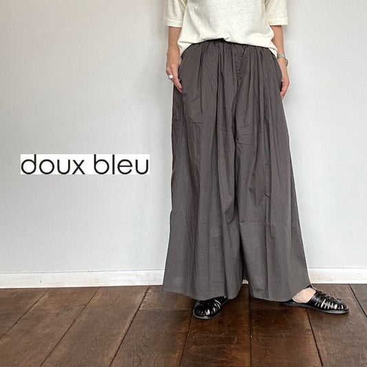 doux bleu　ドゥーブルー　タックギャザーパンツ　2425-057