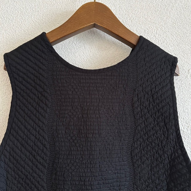 doux bleu　インドキルト刺繍 2WAYベスト　2548-033