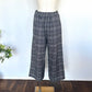 maomadeマオメイド　コットンチェックワイドパンツ　　541319