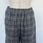 maomadeマオメイド　コットンチェックワイドパンツ　　541319