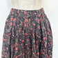 SOILソイル　 60s CAMBRIC FLOWER PRINT GATHERED SKIRT　NSL25595