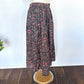 SOILソイル　 60s CAMBRIC FLOWER PRINT GATHERED SKIRT　NSL25595